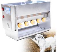 Pezón alimentador de lechones, máquina automática de alimentación de leche de acero inoxidable para granjas y pastos, temperatura constante y agitación automática, diseño de doble cara