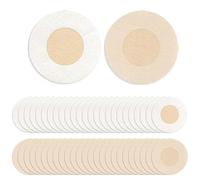 Pezones Cubre, Pezones Pegatinas, Pezoneras de Invisibles, 50PCSPiezas Desechable Cubierta de Pezón, Desechables Pezones Pegatinas, Sujetador de Adhesivo Mujer, Redondas para Pezones Cubiertas