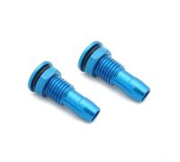 Pezones hechos de aleación de aluminio para refrigeración del motor en para RC Marine Crafts 2pcs (M6)