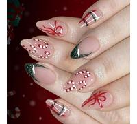 Pezones permanentes de colofonia persistente, aplicación rápida, plan de punta francesa, juego de regalo de vacaciones, fiestas, pezuñas fraudulentas