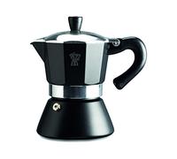 Pezzetti BELLEXPRESS - Cafetera de aluminio, 6 tazas, color negro