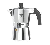 Pezzetti ITALEXPRESS - Cafetera de aluminio, 3 tazas, color gris