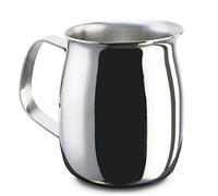 PEZZETTI, Lechera de acero inoxidable, jarra de leche de acero, sin tapa, 4 tazas