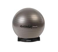 Pezzi Maxafe Pelota de gimnasia (42 cm de diámetro hasta 75 cm, incluye cuenco para pelotas, soporta hasta 400 kg, para entrenamiento, rehabilitación, terapia, asiento, gimnasia, oficina, deporte),
