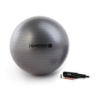 PEZZI Original Pezziball MAXAFE con Bomba - balón Pilates, fitball Embarazo ergonómico Anti explosión, balón Embarazo para Ejercicios, Ring y Kit para casa