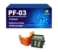 PF-03 Cabezal De Impresión Compatible para Canon IPF500 510 600 605 610 700 710 720 810 815 820 825 IPF5000 5100 6100 6200 8000 IPF8010S 8100 8110 9000 9100 Y 9110,PF 03-1 Pack
