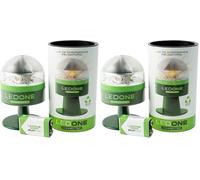 PF LED ONE LEDONE - Baliza v16 Homologada DGT con Geolocalizador, Luz Emergencia Coche V16 Homologado DGT - eSIM y Datos Hasta 2038, Visibilidad 1km 360º - Fabricada en España (Paquete de 2)