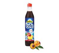 Pfanner Jarabe de melocotón de té helado (1 x 700 ml) - té negro con jugo de melocotón - 1 botella da hasta 7 litros de té helado