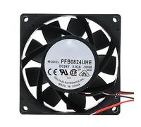 PFB0824UHE 80×38mm Ball Bearing Fan, DC24V 0.93A 3-Wire Inverter Industrial Cooling Fan 7500RPM