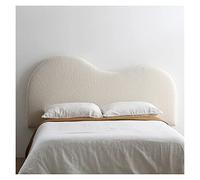 PFCDZDU Cabecero Respaldo Tapizado, Almohada De Lectura con Cojín De Cabecera con Funda Desmontable, Cojín De Apoyo Lumbar para El Hotel Hogar, 4 Colores (Color : Beige, Tamaño : 160X60CM)