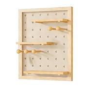 PFCDZDU Kit Combinado De Tablero Perforado, Organizador De Pared con Tablero Perforado con Estantes Y Ganchos Ajustables, Estantería Modular Combinada(40x60cm)