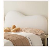 PFCDZDU Rectangular Cabecero Tapizado, Soporte Espalda Respaldo Cama Almohadón Funda Desmontable, Almohada para Leer Cojín Lumbar para Dormitorio Hogar Decoración(Blanquecino,135x65x10cm)