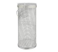 PFCFPNMTGV 1 jaula for barbacoa rodante de acero inoxidable for exteriores, cesta malla for parrilla, rejilla for camping, accesorios for asar a la Accesorios para barbacoa