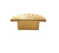 PFCFPNMTGV Armario y mueble de estilo nórdico con tiradores hoja arce latón vintage lujo Tirador de puerta de armario(B-gold-32mm 1 pair)