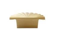 PFCFPNMTGV Armario y mueble de estilo nórdico con tiradores hoja arce latón vintage lujo Tirador de puerta de armario(B-copper-32mm 1 pair)