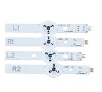 PFCFPNMTGV Barras de matriz LED compatibles for Toshiba TX-47AS740B 47AS600E 47AS650B 47AS650E 7AS740E Tiras retroiluminación Kit televisores Lámparas Bandas lentes Tira de luz para TV