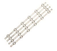 PFCFPNMTGV Tira de LED compatible con 49 V17 49UJ670V 49UV340C 49UJ6565 ART3 2862 2863 6916L-2862A 6916L-2863A V1749R1 V1749L1 Tira de luz para TV