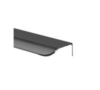 PFCFPNMTGV Tirador de puerta invisible, moderno y minimalista, for armarios, cajones, cocina, muebles, herrajes ocultos Tirador de puerta de armario(Noir,500mm)