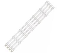 PFCFPNMTGV Tiras LED compatibles con 49HR330M07A0, GIC49LB43-3030F2.1D, 4C-LB4907-ZM03J, 49D6, 49V2, 49S2, 49F6F, 49A260, 49A261, 49S325, 49DP602 Tira de luz para TV(1TV(4pcs))