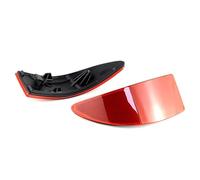 Pfdwmdoi Lámpara Reflectora Parachoques Para Lexus MK II IS 250 220d 200d 2005 2006 2007 2008-2014 2 Piezas Parachoques Trasero Reflector Luz De Freno Carcasa Sin Bombilla(Red Lens No Light)