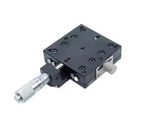 Pfeilzieher Estación de Recorte del Eje X de 100 * 100 mm Plataforma de Desplazamiento Manual Etapa Lineal Mesa Deslizante LX100-C LX100-L LX100-R Riel Transversal (LX100-R)