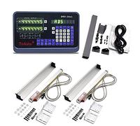 Pfeilzieher Lectura Digital de Escala Lineal de precisión de 2 Ejes para Torno fresador (400 mm + 500 mm), DHL