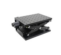 Pfeilzieher Plataforma elevadora Vertical de Mesa Deslizante Manual del Eje Z, Plataforma de Desplazamiento Lineal 120 * 80 210 * 150 mm HTZ120 HTZ210 (HTZ120 60 mm)