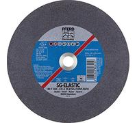 PFERD 64510 Rueda de sierra eléctrica portátil para acero inoxidable (INOX), óxido de aluminio A, 12 pulgadas de diámetro x 3/32 pulgadas de grosor, 1 pulgada de diámetro, 5,100 rpm (paquete de 20)