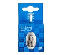 Pferd Cepillo de Alambre Brocha 19 x 19 millimeters, Alambre Trenzado Inox 0,35, Mango 6 millimeters
