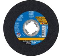 PFERD Disco de corte, 25 unidades, 125 x 1,6 mm, recto, X-Lock (22,23 mm), PSF STEELOX, 61721124 - para cambio rápido y cómodo de herramientas
