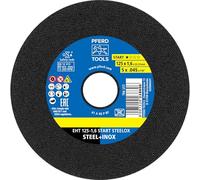 PFERD Discos de corte EHT, 25 unidades, 125 x 1,6 x 22,23 mm, rectos, Start Line Stelox | 69121069 - para acero, acero inoxidable (INOX)