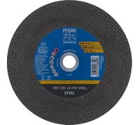 PFERD Discos de corte PSF de acero, 5 unidades, 230 x 3,0 x 22,23 mm, recto, para acero
