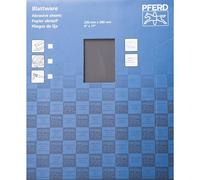 Pferd ECO W Hoja abrasiva con respaldo de papel, 9 x 11, resistente al agua, grano 1000, carburo de silicio (paquete de 50) - Parte 46362