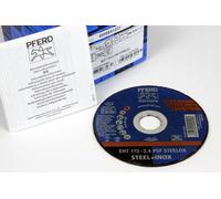 PFERD Eht 115-2, 4 Psf Steelox 25x Disco de Corte 115x2, 4MM para Acero / Inox.