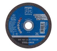 PFERD EHT 150-2,5 SG STEELOX 61100150 - Disco de corte recto (150 mm, 25 unidades, acero inoxidable)