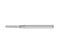 Pferd Fresa Metal Duro Cilíndrica Redonda Wrc (2 x 10 x 40 millimeters), Mango 3 millimeters, dentado: 3 Plus, para Aplicaciones Universales