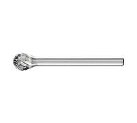 Pferd Fresa Metal Duro Esférica Kud (6 x 5 x 35 millimeters), Mango 3 millimeters, dentado: 3 Plus, para Aplicaciones Universales