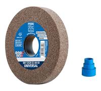 Pferd Muela Abrasiva para Esmeriladora de 125 millimeters, Ancho 20 millimeters, Grano Corindón Normal 60, Agujero 32 millimeters, para Acero, Inox y Fundición