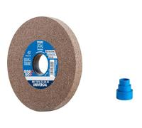 Pferd Muela Abrasiva para Esmeriladora de 150 millimeters, Ancho 16 millimeters, Grano Corindón Normal 60, Agujero 32 millimeters, para Acero, Inox y Fundición