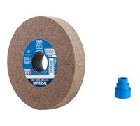 Pferd Muela Abrasiva para Esmeriladora de 150 millimeters, Ancho 25 millimeters, Grano Corindón Normal 60, Agujero 32 millimeters, para Acero, Inox y Fundición