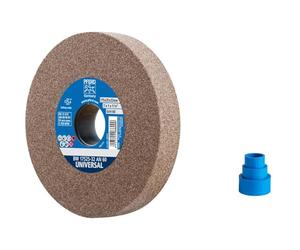 Pferd Muela Abrasiva para Esmeriladora de 175 millimeters, Ancho 25 millimeters, Grano Corindón Normal 60, Agujero 32 millimeters, para Acero, Inox y Fundición