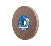 Pferd Muela Abrasiva para Esmeriladora de 200 millimeters, Ancho 20 millimeters, Grano Corindón Normal 60, Agujero 32 millimeters, para Acero, Inox y Fundición