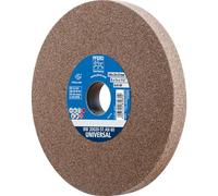 Pferd Muela Abrasiva para Esmeriladora de 200 millimeters, Ancho 20 millimeters, Grano Corindón Normal 60, Agujero 32 millimeters, para Acero, Inox y Fundición