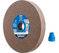 Pferd Muela Abrasiva para Esmeriladora de 200 millimeters, Ancho 25 millimeters, Grano Corindón Normal 60, Agujero 32 millimeters, para Acero, Inox y Fundición