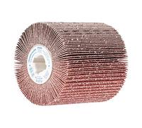 Pferd Rodillo Lijador Fr-W 100 x 100 millimeters, Agujero 19 millimeters, Grano: A 40, para Lijado de Superficies de Metales en Satinadora de Rodillos