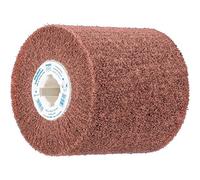 Pferd Rodillo Vellón Pnl-W 100 x 100 millimeters, Agujero 19 millimeters, Grano Corindón A 180, para Acabado Mate de Metales en Satinadora de Rodillos