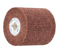 Pferd Rodillo Vellón Pnl-W 100 x 100 millimeters, Agujero 19 millimeters, Grano Corindón A 280, para Acabado Mate de Metales en Satinadora de Rodillos