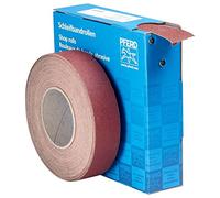 Pferd Rollo de Lija de Tela Económico Sbr 38 A 80, Ancho 38 millimeters, Longitud 25 M, Grano Corindón A 80, para Metales