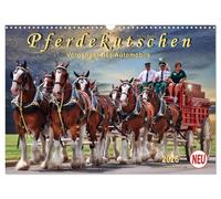 Pferdekutschen - Vorgänger des Automobils (Wandkalender 2026 DIN A3 quer), CALVENDO Monatskalender: Kutschen, früher Statussymbol und das Reisefahrzeug schlechthin.