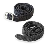 Pferdelinis Correas para espuelas en color negro, 2 unidades, para esporas, correa de repuesto, tamaño ajustable, fijación perfecta de esporas (3)